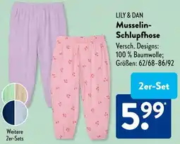 Aldi Süd LILY & DAN Musselin Schlupfhose Angebot