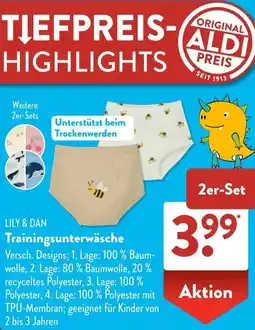 Aldi Süd LILY & DAN Trainingsunterwäsche Angebot