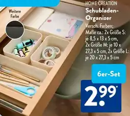 Aldi Süd HOME CREATION Schubladen Organizer Angebot