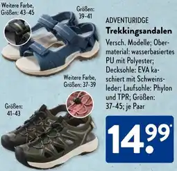 Aldi Süd ADVENTURIDGE Trekkingsandalen Angebot
