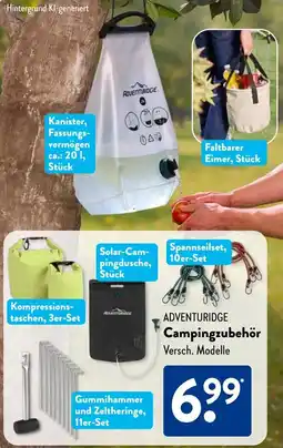 Aldi Süd ADVENTURIDGE Campingzubehör Angebot