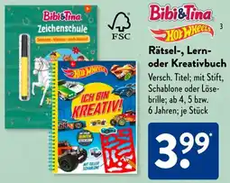 Aldi Süd Rätsel-, Lern- oder Kreativbuch Angebot