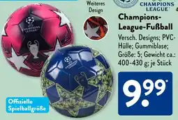 Aldi Süd Champions League-Fußball Angebot