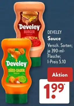 Aldi Süd DEVELEY Sauce Angebot