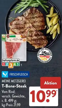 Aldi Süd MEINE METZGEREI T-Bone-Steak Angebot