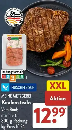 Aldi Süd MEINE METZGEREI Keulensteaks Angebot