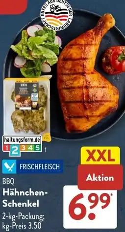 Aldi Süd BBQ Hähnchen Schenkel Angebot