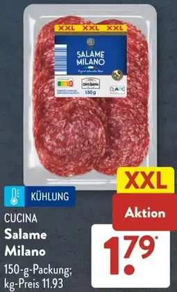 Aldi Süd CUCINA Salame Milano Angebot