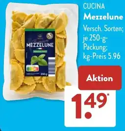 Aldi Süd CUCINA Mezzelune Angebot