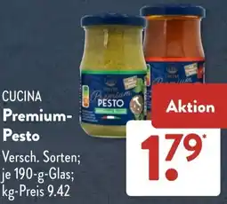 Aldi Süd CUCINA Premium Pesto Angebot