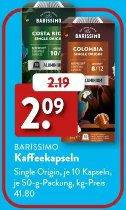 Aldi Süd BARISSIMO Kaffeekapseln Angebot