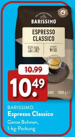 Aldi Süd BARISSIMO Espresso Classico Angebot