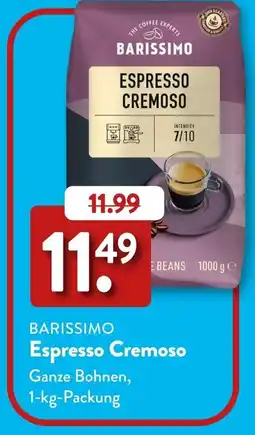 Aldi Süd BARISSIMO Espresso Cremoso Angebot