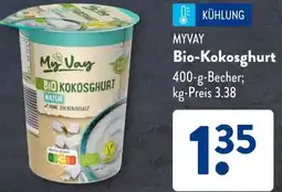 Aldi Süd MYVAY Bio-Kokosghurt Angebot
