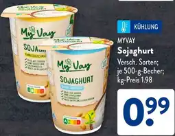Aldi Süd MYVAY Sojaghurt Angebot