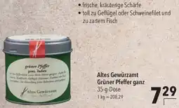 CITTI Markt Altes Gewürzamt Grüner Pfeffer ganz Angebot