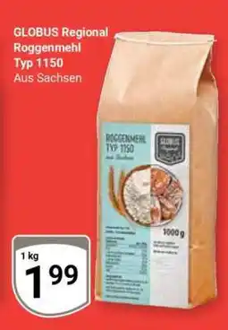 Globus GLOBUS Regional Roggenmehl Typ 1150 Angebot