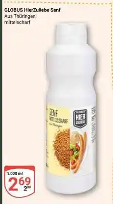 Globus GLOBUS HierZuliebe Senf Angebot