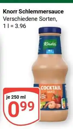 Globus Knorr Schlemmersauce Angebot