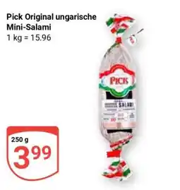 Globus Pick Original ungarische Mini-Salami Angebot