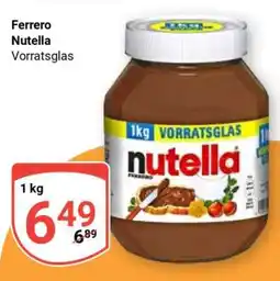 Globus FERRERO Nutella Angebot