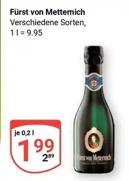 Globus Fürst von Metternich Angebot