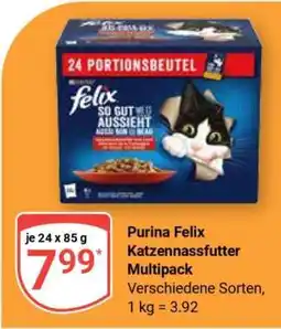 Globus Purina Felix Katzennassfutter Multipack Angebot