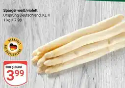 Globus Spargel weiß/violett Angebot