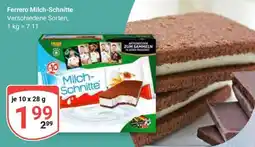 Globus FERRERO Milch-Schnitte Angebot