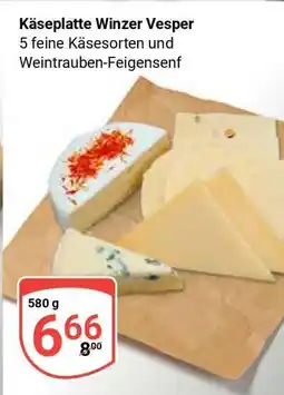 Globus Käseplatte Winzer Vesper Angebot