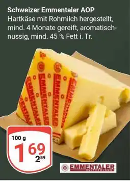 Globus Schweizer Emmentaler AOP Angebot