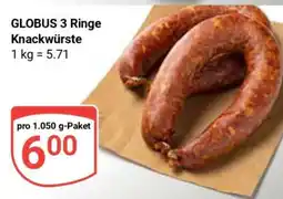 Globus GLOBUS 3 Ringe Knackwürste Angebot