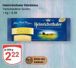 Globus Heinrichsthaler Stückkäse Angebot