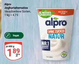 Globus Alpro Joghurtalternative Angebot
