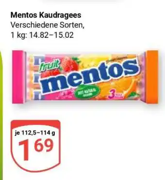 Globus MENTOS Kaudragees Angebot