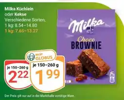 Globus Milka Küchlein oder Kekse Angebot