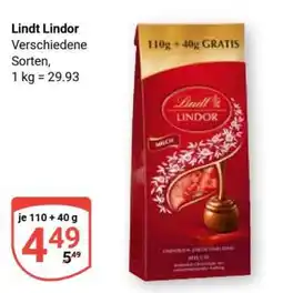 Globus Lindt Lindor Angebot