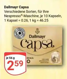 Globus Dallmayr capsa Angebot