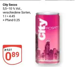 Globus City Secco Angebot