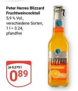 Globus Peter Herres Blizzard Fruchtweincocktail Angebot