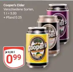 Globus Cooper's Cider Angebot