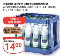 Globus Ileburger Sachsen Quelle Mineralwasser Angebot