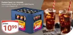 Globus Paulaner Spezi oder Limonade Angebot