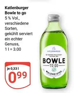 Globus Katlenburger Bowle to go Angebot