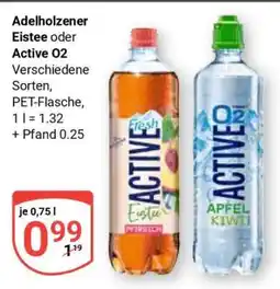 Globus Adelholzener Eistee oder Active O2 Angebot
