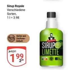 Globus Sirup Royale Angebot