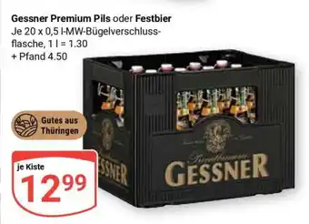 Globus Gessner Premium Pils oder Festbier Angebot
