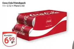 Globus Coca-Cola Friendspack Angebot