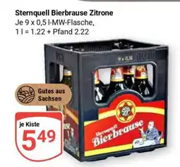 Globus Sternquell Bierbrause Zitrone Angebot