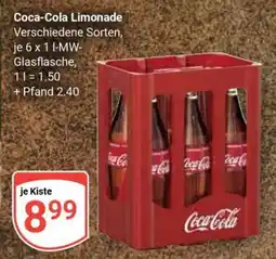 Globus Coca-Cola Limonade Angebot